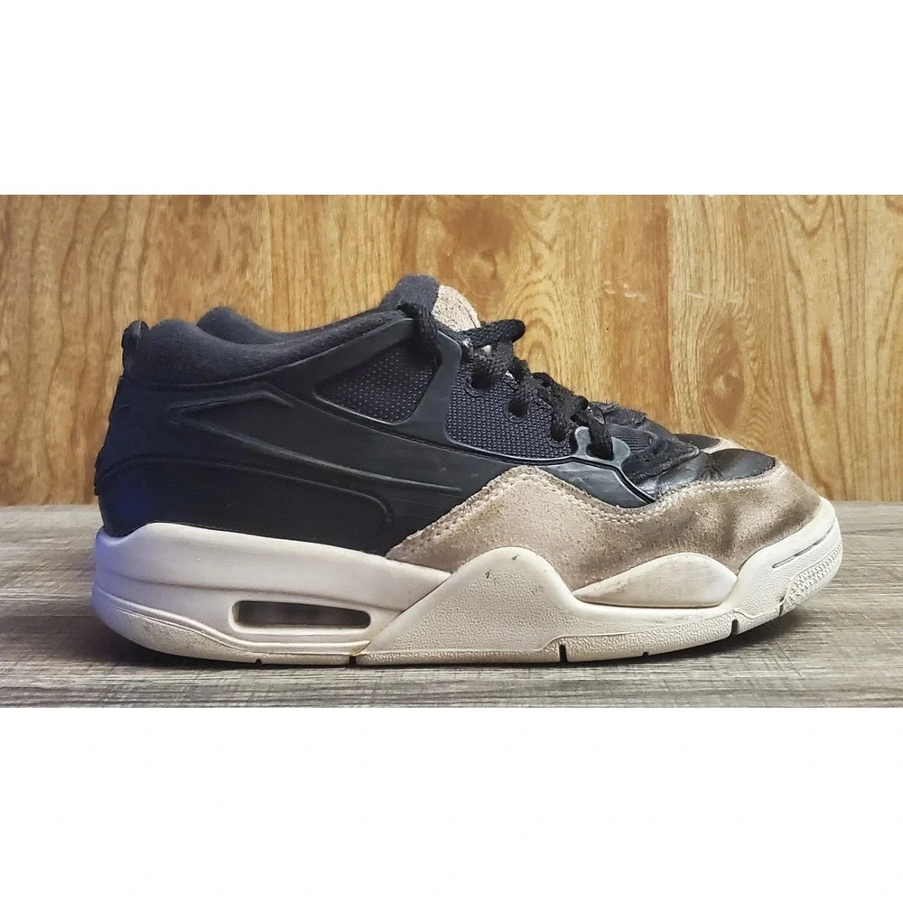Air Jordan 4 Retro Modern Athletic Shoes Youth Size‎ 4Y Black